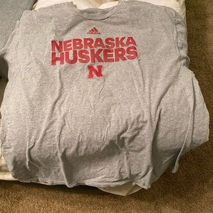 Men’s 3XL adidas huskers tshirt